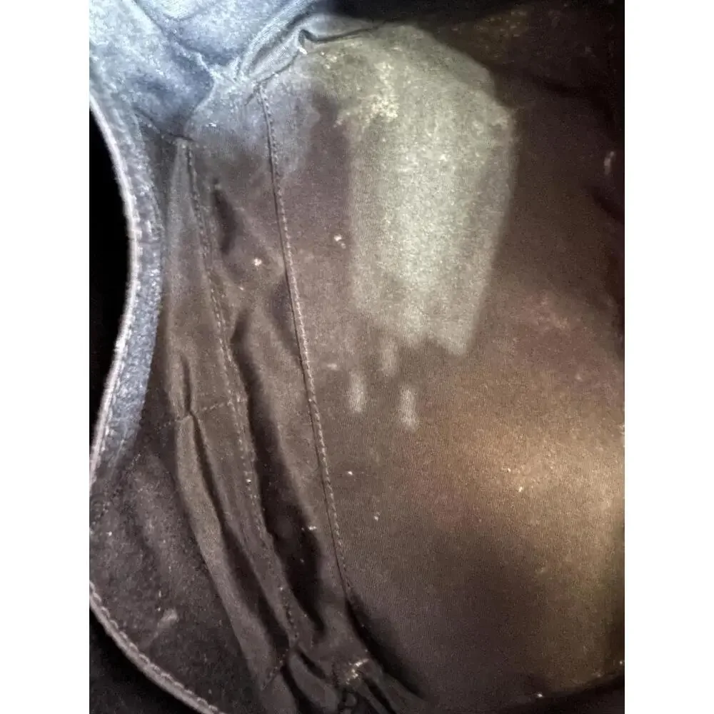 Coach Signature Double Stripe Bennett Heritage Satchel Mahogany Purse - Picture 5 of 12